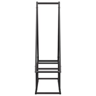 Brandhoutrek 80x25x90 cm koudgewalst staal zwart 6