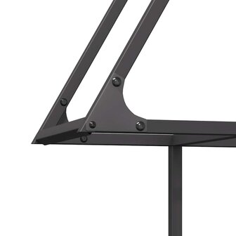 Brandhoutrek 80x25x90 cm koudgewalst staal zwart 7