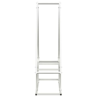 Brandhoutrek 80x25x90 cm koudgewalst staal wit 6