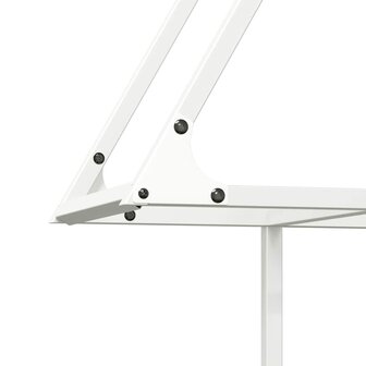Brandhoutrek 80x25x90 cm koudgewalst staal wit 7