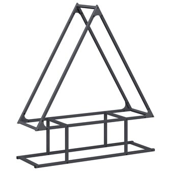 Brandhoutrek 80x25x90 cm koudgewalst staal antracietkleurig 2