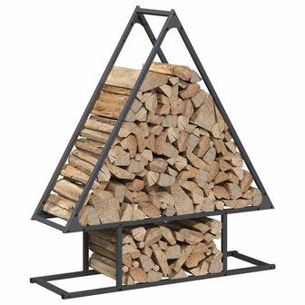 Brandhoutrek 80x25x90 cm koudgewalst staal antracietkleurig 4