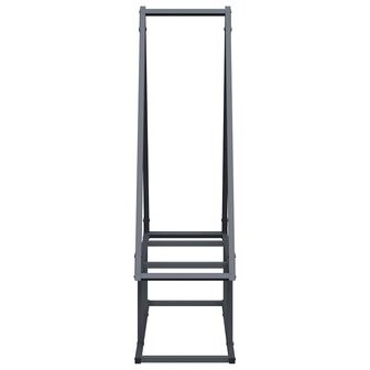 Brandhoutrek 80x25x90 cm koudgewalst staal antracietkleurig 6