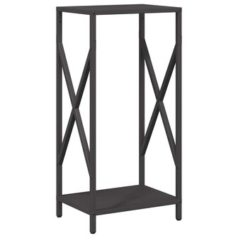 Brandhoutrek 34x25x70 cm koudgewalst staal zwart 2