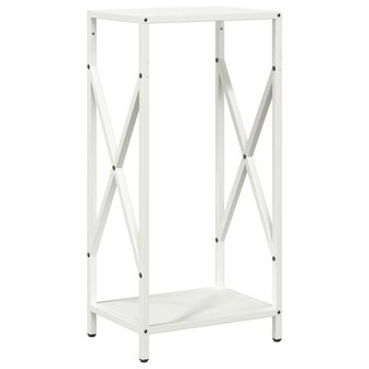 Brandhoutrek 34x25x70 cm koudgewalst staal wit 2