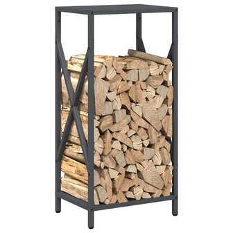 Brandhoutrek 34x25x70 cm koudgewalst staal antracietkleurig 4