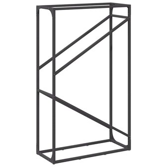 Brandhoutrek 60x25x100 cm koudgewalst staal zwart 7
