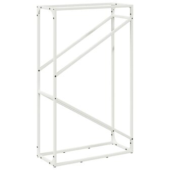 Brandhoutrek 60x25x100 cm koudgewalst staal wit 7