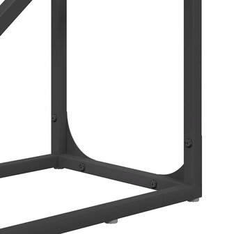 Brandhoutrek 40x25x100 cm koudgewalst staal zwart 9