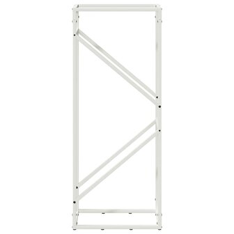 Brandhoutrek 40x25x100 cm koudgewalst staal wit 5