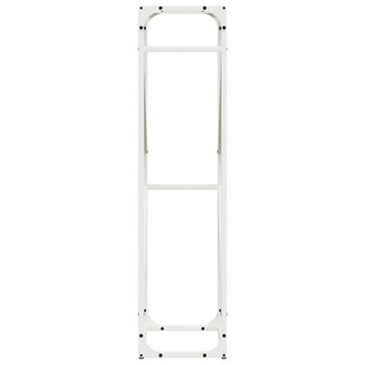 Brandhoutrek 40x25x100 cm koudgewalst staal wit 6