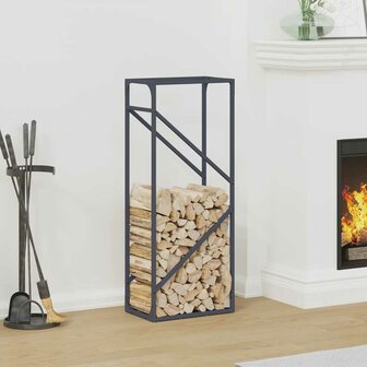 Brandhoutrek 40x25x100 cm koudgewalst staal antraciet 1