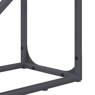 Brandhoutrek 40x25x100 cm koudgewalst staal antraciet 9