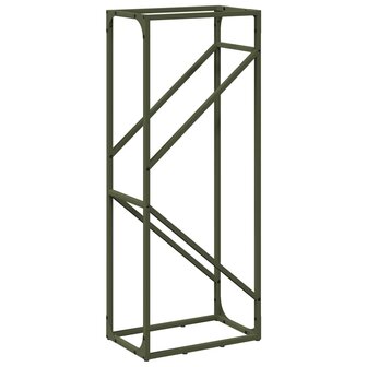 Brandhoutrek 40x25x100 cm koudgewalst staal olijfgroen 7
