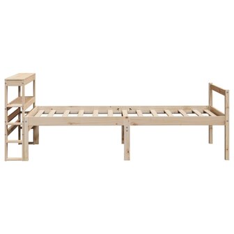 Seniorenbed met hoofdbord massief grenenhout 90x200 cm 5