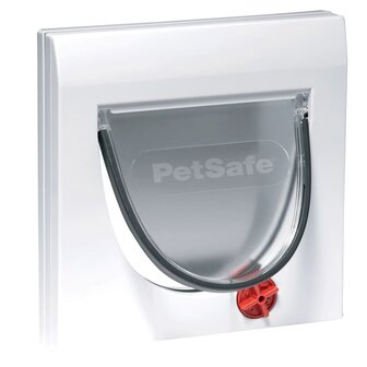 PetSafe Handmatige kattenklep met 4 standen zonder tunnel Classic 919 wit 5031 1