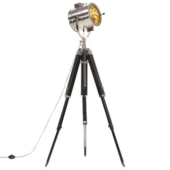 Vloerlamp driepoot 165 cm massief mangohout      1