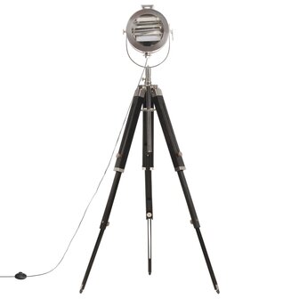 Vloerlamp driepoot 165 cm massief mangohout      4