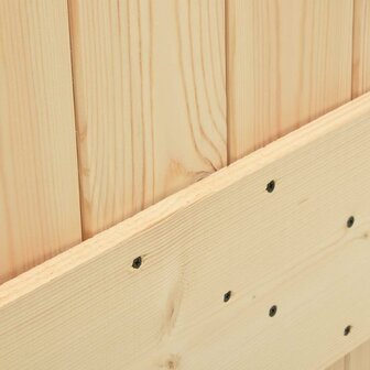 Schuifdeur met beslag 70x210 cm massief grenenhout 7
