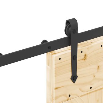 Schuifdeur met beslag 70x210 cm massief grenenhout 5