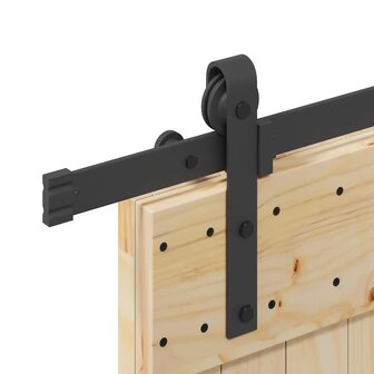 Schuifdeur met beslag 70x210 cm massief grenenhout 5