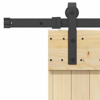 Schuifdeur met beslag 70x210 cm massief grenenhout 6