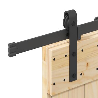 Schuifdeur met beslag 70x210 cm massief grenenhout 5