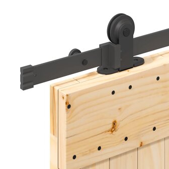Schuifdeur met beslag 70x210 cm massief grenenhout 6