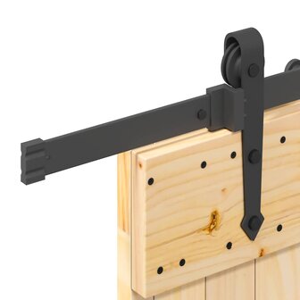 Schuifdeur met beslag 70x210 cm massief grenenhout 5