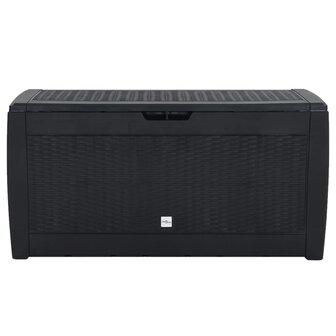 Tuinbox 119x48x60 cm polypropeen antracietkleurig 2