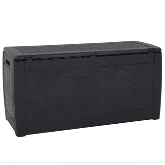 Tuinbox 119x48x60 cm polypropeen antracietkleurig 3