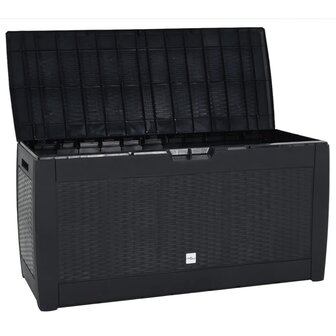 Tuinbox 119x48x60 cm polypropeen antracietkleurig 5