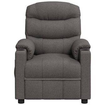 Massagestoel stof donkergrijs 3