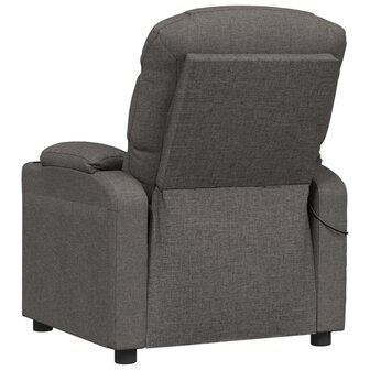 Massagestoel stof donkergrijs 5
