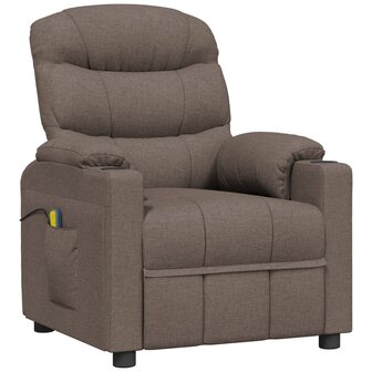 Massagestoel stof taupe 2