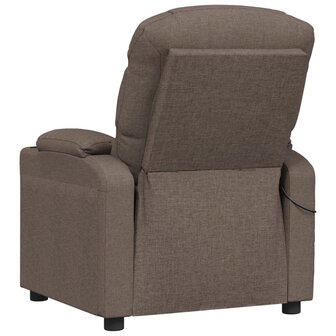 Massagestoel stof taupe 5