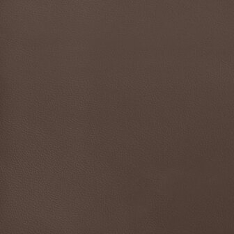 Pocketveringmatras 90x200x20 cm kunstleer bruin 6