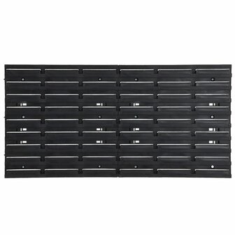 30-delige Sorteersysteemset 77x39 cm polypropeen rood en zwart 4