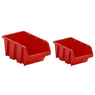 30-delige Sorteersysteemset 77x39 cm polypropeen rood en zwart 5
