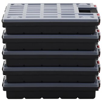 Assortimentsdozen 10 st 40x30x5 cm polypropeen 4