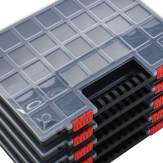 Assortimentsdozen 10 st 40x30x5 cm polypropeen 6