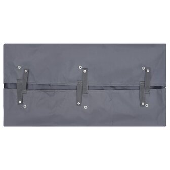 Tuinwagenvoering 81x41x40 cm stof donkergrijs 2