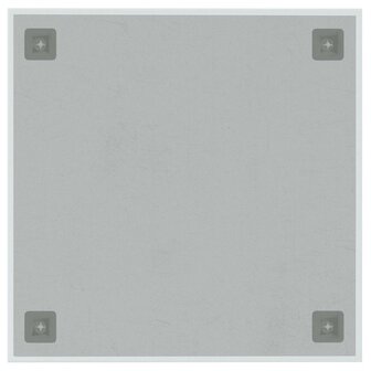 Wandmagneetbord 40x40 cm gehard glas wit 4