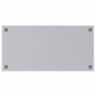 Magneetbord voor aan de wand 100x50 cm gehard glas wit 4