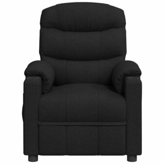 Massagestoel stof zwart 3