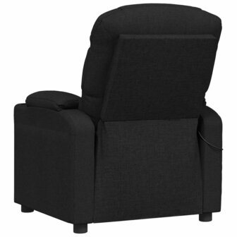 Massagestoel stof zwart 5