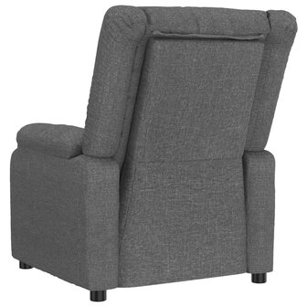 Massagestoel stof donkergrijs 6