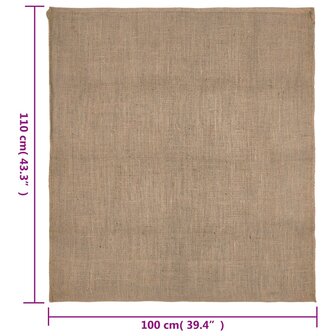 Jutezakken 30 stuks 220 g/m&sup2; 100x110 cm 100% jute 8