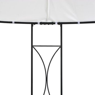 Prieel rond 300x290 cm wit 4