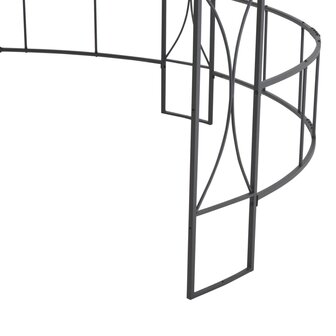 Prieel rond 300x290 cm wit 5